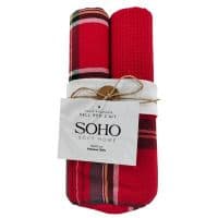 Кухонный текстиль SOHO Наб. марш. 40*60см хлопок 100% Sell Red 2 шт.
