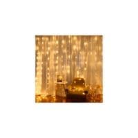 Гірлянда Voltronic Штора 120 LED Водопад Yellow, 3*1 м, 8 режимів, 220V, прозора (GAR120LED-Yellow)