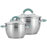 Набір посуду RINGEL Herbal Набір каструль 4 пр. 2.6 л+3.6 л (RG-6011)