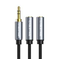 Stereo 3.5mm 1/8"  Headphone Splitter Y Audio Cable, Male to 2*Female