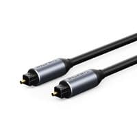 PRE TOSLINK CABLE M/M, Digital Audio . BLACK, With Alumium housing