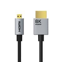 8K60Hz Micro HDMI to HDMI Cable Bi-Direction