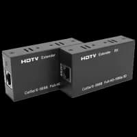 Одноканальный активный удлинитель HDMI по UTP кабелю с управлением до 60м