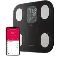 Ваги підлогові Sencor, 180кг, AAAx4, підкл. до смартфону, скло, чорний