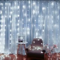 Гірлянда Voltronic Штора Водопад White 240 LED, 3*2 м, 220V, прозора (GAR240LED-White)