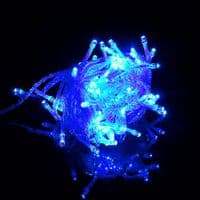 Гірлянда Voltronic 100 LED Діод Blue, 10 м., 8 режимів, прозора (Garl-100LED-10mB)