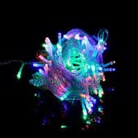 Гірлянда Voltronic 100 LED Діод Mix Color, 10 м., 8 режимів, прозора (Garl-100LED-10mMix)