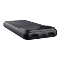 Аккумулятор портативный литий-ионный power bank Trust Avala, 10000мА·ч, 2хUSB-A/USB-C, 20W, PD/QC 3.0, черный