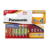 Батарейка Panasonic Pro Power AAA/LR03 BL 12(8+4)шт