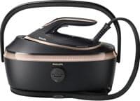 Парогенератор Philips PerfectCare 8000, 3120Вт, 1400мл, паровой удар –800гр, верт. отпаривание, нерж. сталь, черный
