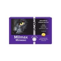 Таблетки для тварин Unicum Milmax антигельмінтні для кошенят і котів до 2 кг (4820150209773)