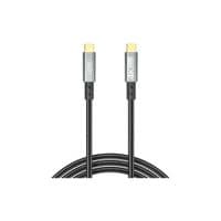 Кабель передачи данных USB-C - USB-C 1,0 м 100 Вт PD черный XO (GB020-CC.transish)