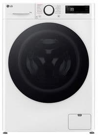 Пральна машина LG фронтальна, 10кг, 1400, A, 57см, дисплей, пара, інвертор, білий
