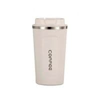 Термокружка Merlion MugCoffe 500 мл с откидной крышкой, белая (MugCoffe-500White)