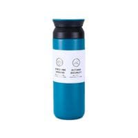 Термос Merlion Travel Tumbler 350 мл, двойная крышка с ручкой, синий (SUS304-350Blue)