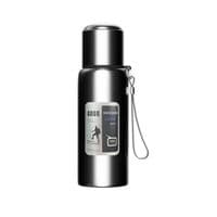 Термос Merlion с ситечком и чашкой 1л, черный (ZK-127-1000Black)