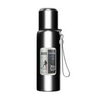 Термос Merlion с ситечком и чашкой 1,5л, черный (ZK-127-1500Black)