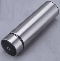 Термос Merlion з цифровим термометром 0,5 л, срібний (SUS-304E-S)