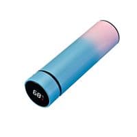 Термос Merlion з цифровим термометром 0,5 л, блакитно-рожевий (SUS-304E-BP/500)