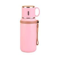 Термос Merlion с чашкой 0,6л, розовый (TermTea-600/Pink)