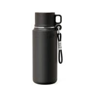 Термос Merlion с чашкой и ситечком 1л, черный (TermTea-1000Black)
