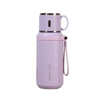 Термос Merlion с чашкой и ситечком 0,6л, фиолетовый (TermTea-600Purple)