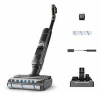 Пылесос Rowenta беспроводной моющий X-Clean 7, 250Вт, конт пыль -0.5л, конт для воды-0.65л, автон. работа до 50мин, вес-4.2кг, НЕРА, черный