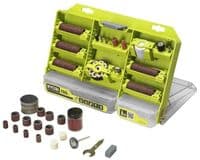 Комплект приладдя Ryobi RAR800K-150 1/8" для міні дриля гравера реноватора кейс 150шт