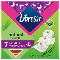 Гигиенические прокладки Libresse Natural Care Night 7шт. (7322540611236)