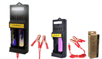 Портативний HUB ZS-12 / 5 з крокодилами на 5*USB2.0 (3А-5A), 2осередки-АА, led, живлення 12В, Black, Box