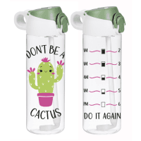 Пляшка д/води пл. HEREVIN Cactus 0.75 л з труб. д/спорту (161684-051)