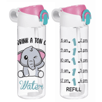 Пляшка д/води пл. HEREVIN Elephant 0.75 л з труб. д/спорту (161684-053)
