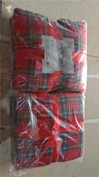 Плед Ardesto Christmas Flannel 160х200см, 100% поліестер, клітинка, червоний