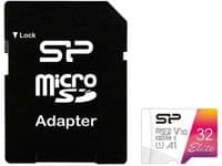 Карта памяти MicroSDHC 32G C10 UHS-I SILICON POWER Elite Color 100R + ad <SP032GBSTHBV1V20SP>