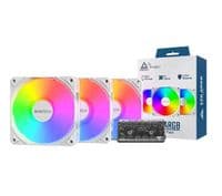 Набір із трьох вентиляторів для корпусу 120MM E28 ARGB 3 PACK (W) MONTECH