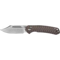 Ніж CJRB Bowie Pyrite AR-SFII Micarta OD Green (J1942-ODG)