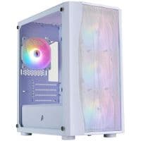 Корпус 1stPlayer X3-M, White, без БЖ, Mini Tower, Micro ATX / Mini ITX, 1xUSB 3.0 / 2xUSB 2.0, макс. CPU - 160 мм / VGA - 330 мм, 4x120 мм RGB, бічна панель із загартованого скла (X3-M-WH-4F1-W)