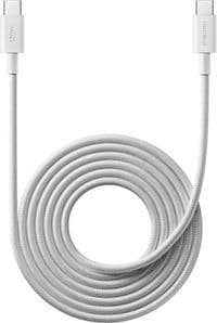 Кабель Xiaomi Braided Type-C-Type-C 6A 2m (BHR087AGL) белый