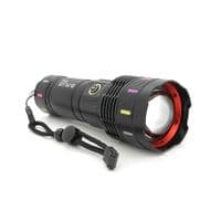 Ліхтар пошуковий BP-9600 LED PM60, 5 режимів, живлення від 3*18650, IP65, кабель USB, 210х100х70мм, 0,686кг, Black, BOX