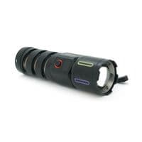 Ліхтар пошуковий BP-538 LED PM60, 3 режими, ліхтарик, індикація заряду, живлення від акумулятора, IP65, USB кабель, 225х130х60мм, 0,525кг, Black, BOX
