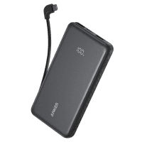 Внеш. акум. ANKER - 10000 mAh 22.5W Built-In USB-C Cable (Черный)