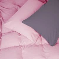 Постельное белье MirSon 001-008 Ash grey/Pink Фланель 2 x 160 x 220 Семейный Евро (2200009660924)