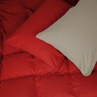 Постільна білизна MirSon 004-009 Cappuchino/Red Фланель 2x143x210 Сімейний (2200009658976)