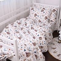 Постельное белье MirSon 013 Harry Potter Фланель 2x143x210 Семейный (2200009653636)