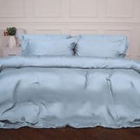 Постільна білизна MirSon Tencel №04 Blue 220 x 240 King Size (2200009369537)