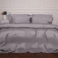 Постельное белье MirSon Tencel №06 Gray 143х210 полуторный (2200009370472)