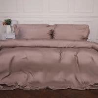 Постельное белье MirSon Tencel №08 Beige 220x240 King Size (2200009637131)