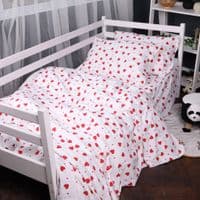Постельное белье MirSon 015 Love Фланель 175х210 двуспальный (2200009652639)