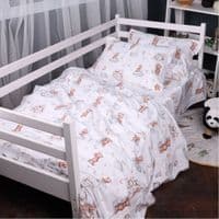 Постельное белье MirSon 010 Teddy ballons Фланель 143х210 полуторный (2200009654084)