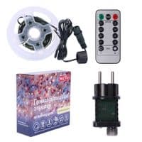 Гирлянда YES! Fun Нить 50 м, 500 LED тепло-белая, 8 функций, пульт. (975129)
